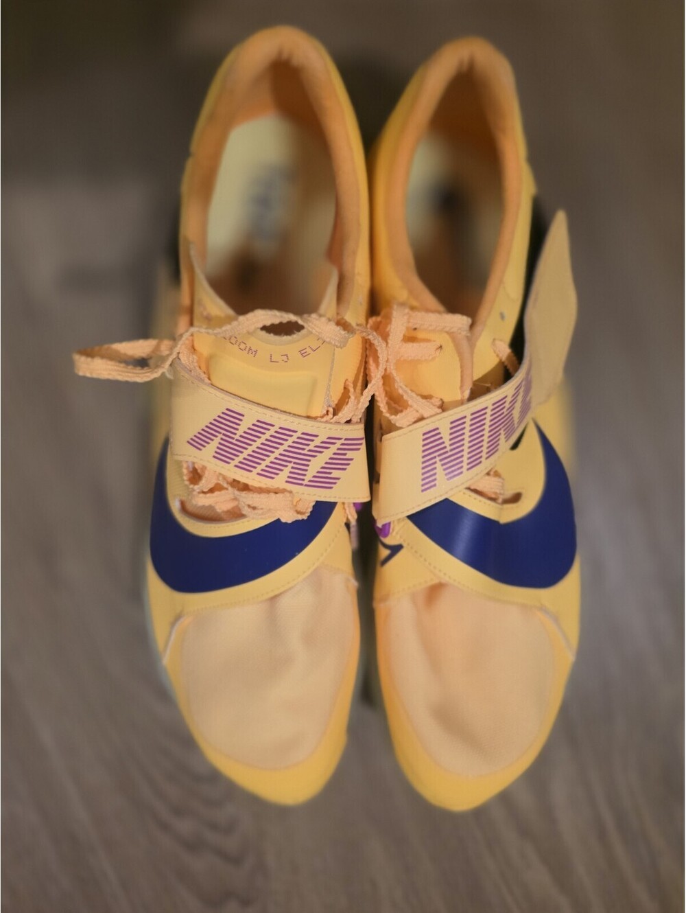 Nike Zoom Long Jump Elite Track & Field Spikes Citron Pulse Size 12 Used once